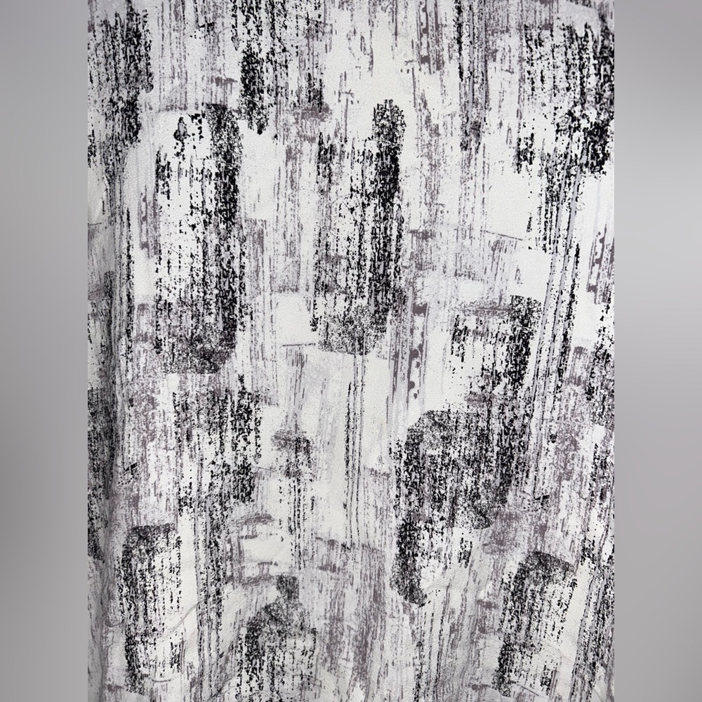 EILEEN FISHER Birch Bark Printed Long Sleeve Top Women’s Size XS Boho Preppy - Picture 4 of 9